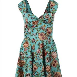 HELL BUNNY IDAHO SUGAR SKULL DRESS 💀 🍒